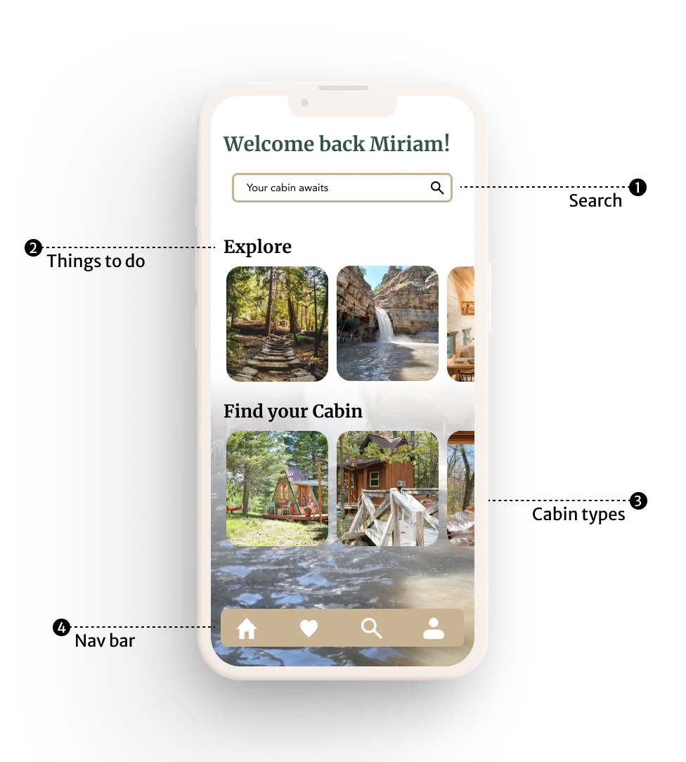 Homepage Wireframe
